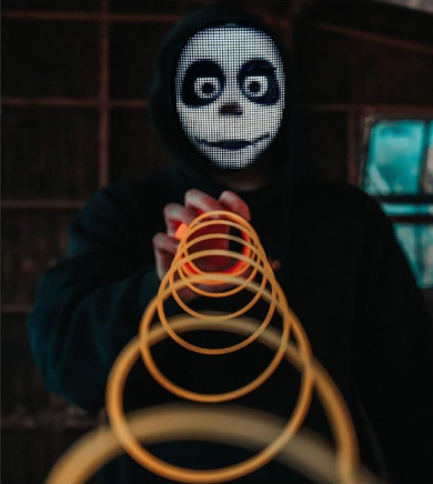 PhantomFace™️ LED Halloween Mask