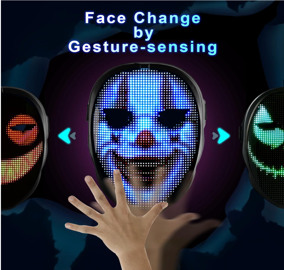 PhantomFace™️ LED Halloween Mask