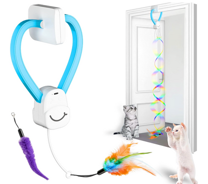 Pounce Pal™️ Interactive Door Hanging Cat Toy