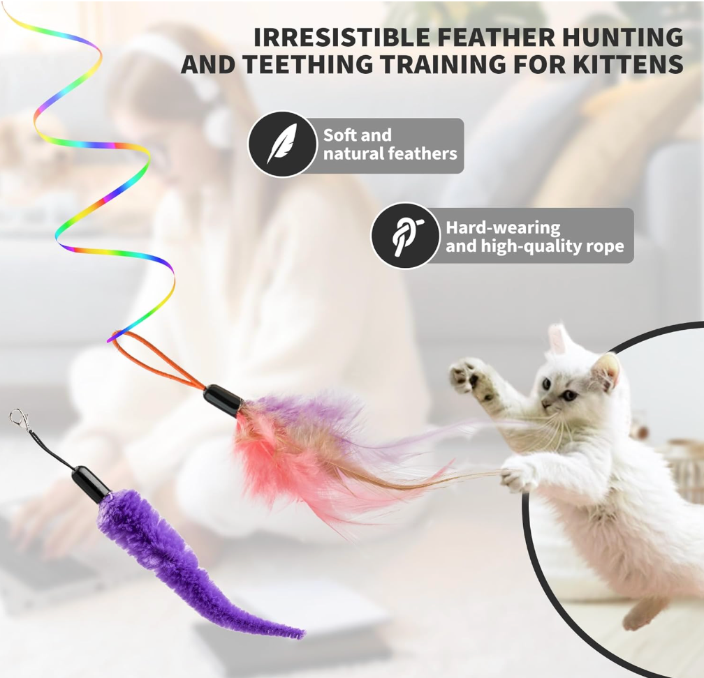 Pounce Pal™️ Interactive Door Hanging Cat Toy