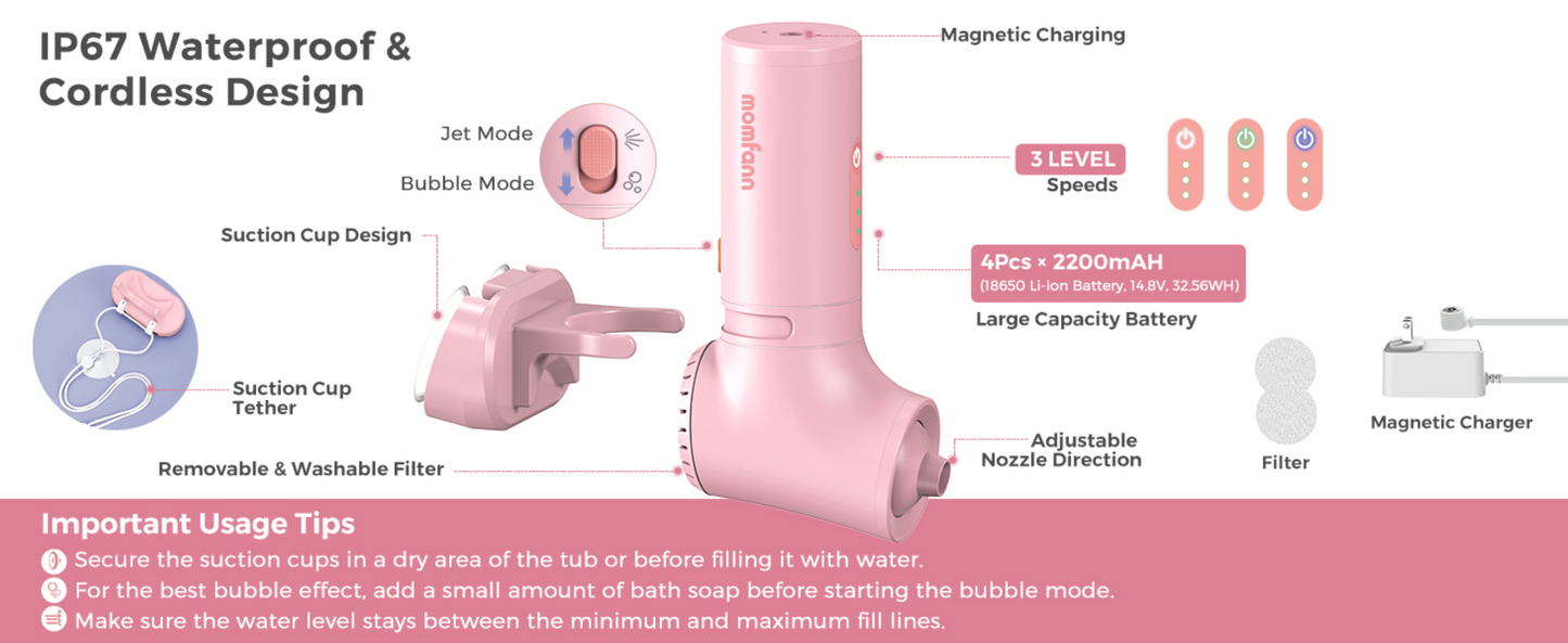 BubbleBliss™️ Bath Jet